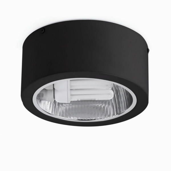 Plafonnier spot rond noir en vente sur Lampe Avenue