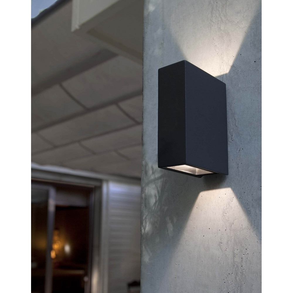 Vente d'applique exterieur grise led sur lampe avenue