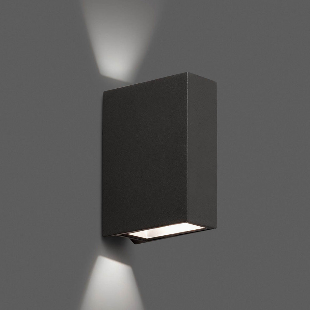 Vente d'applique exterieur grise led sur lampe avenue