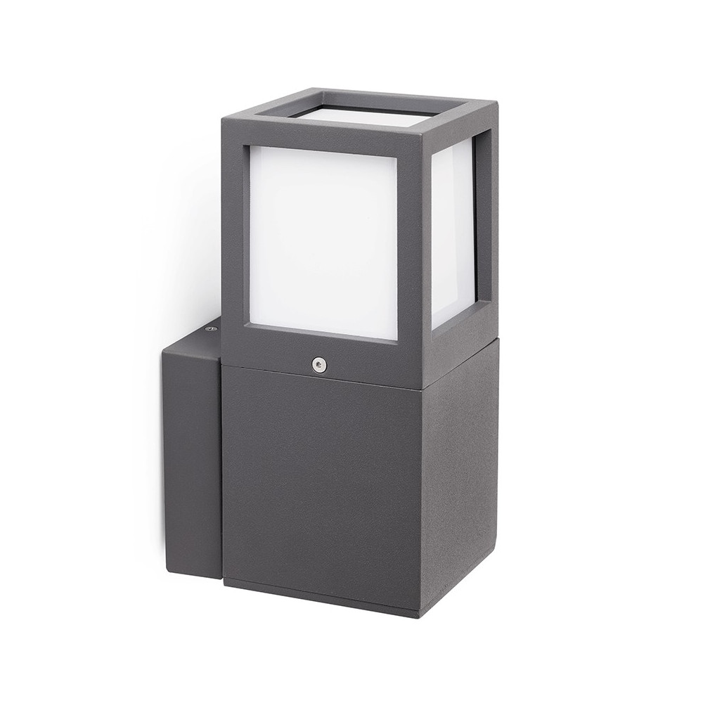Applique grise pour extérieur en alu – luminaire design signé faro Applique moderne design