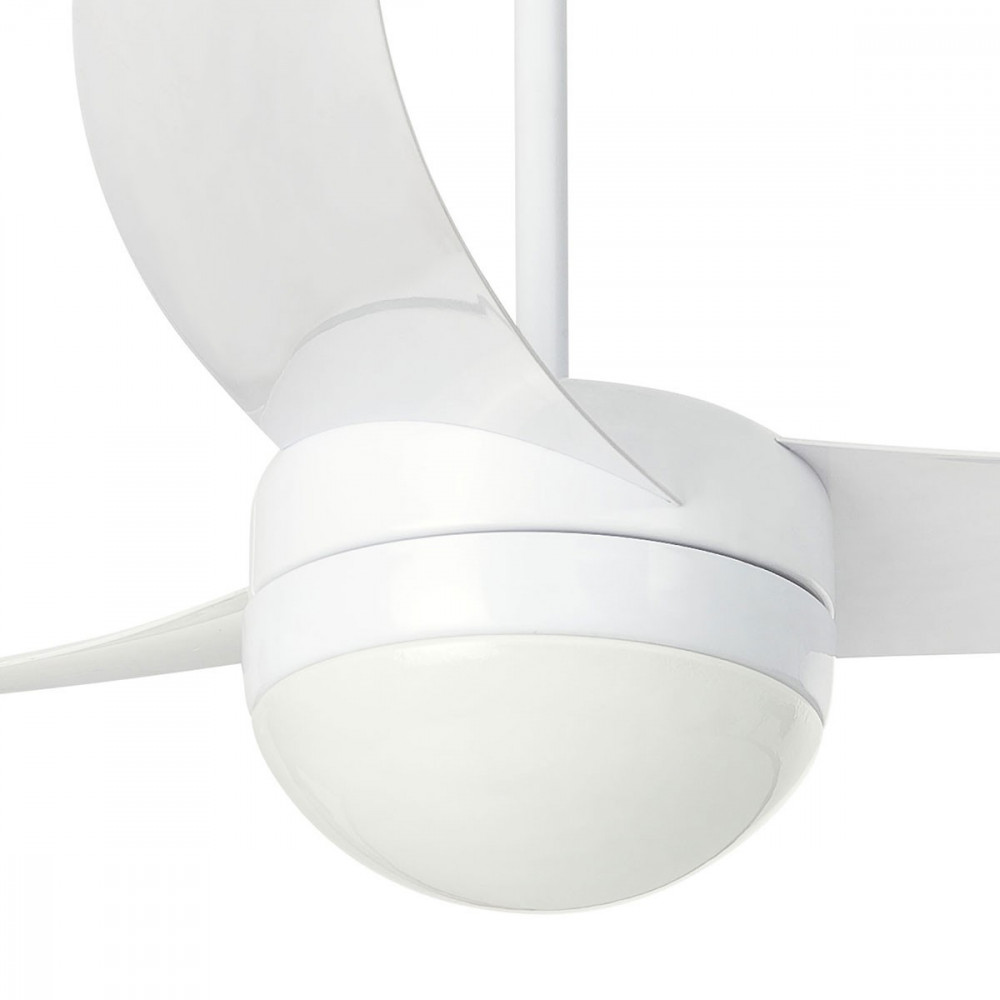 Ventilateur plafonnier blanc design moderne. vente sur lampe avenue