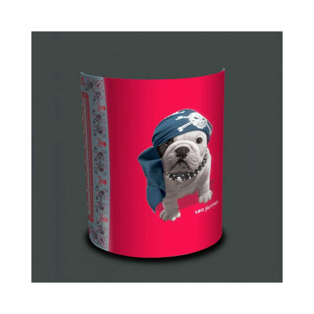 Applique chambre d'enfant rouge pirate lampe avenue