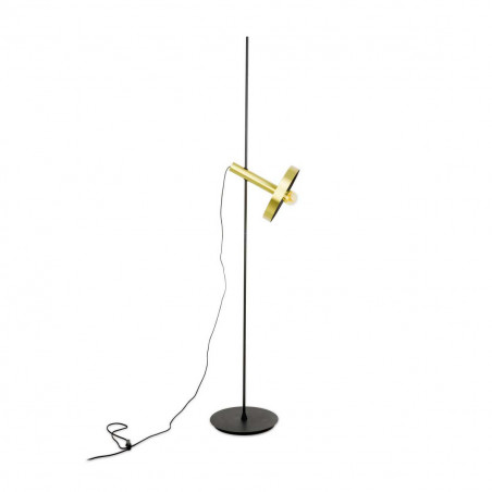 Lampadaire or et noir