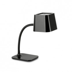 Lampe de table flexible noire Faro