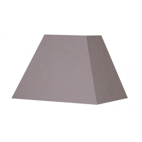 Abat-jour carré pyramide gris taupe