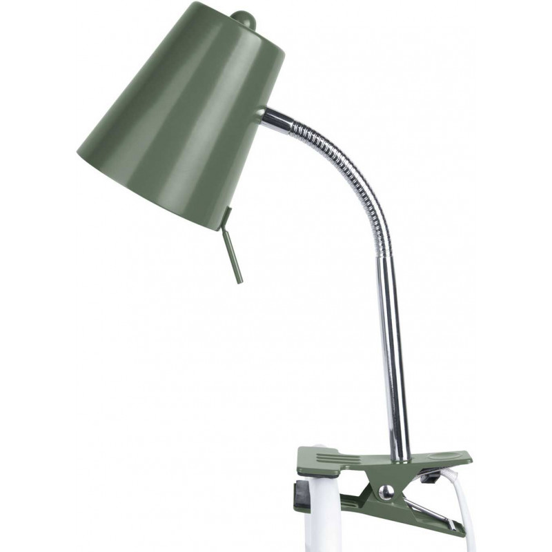 Lampe flexible de bureau verte