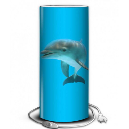 Lampe bleue dauphin