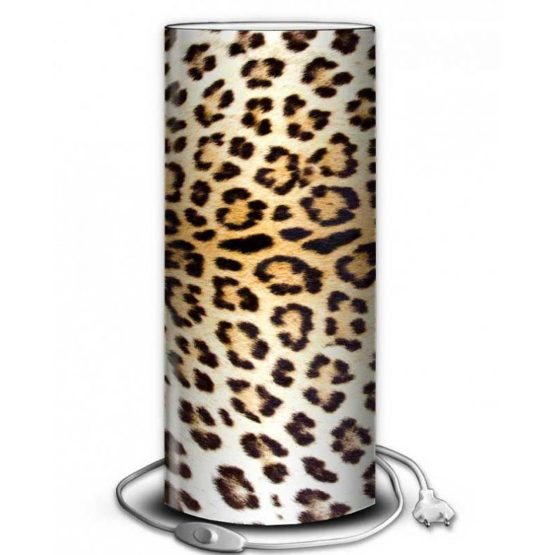 Lampe peau léopard