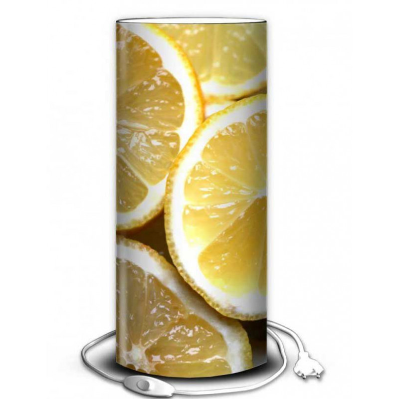 Lampe fruit citron