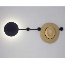 Applique porte manteau noire 