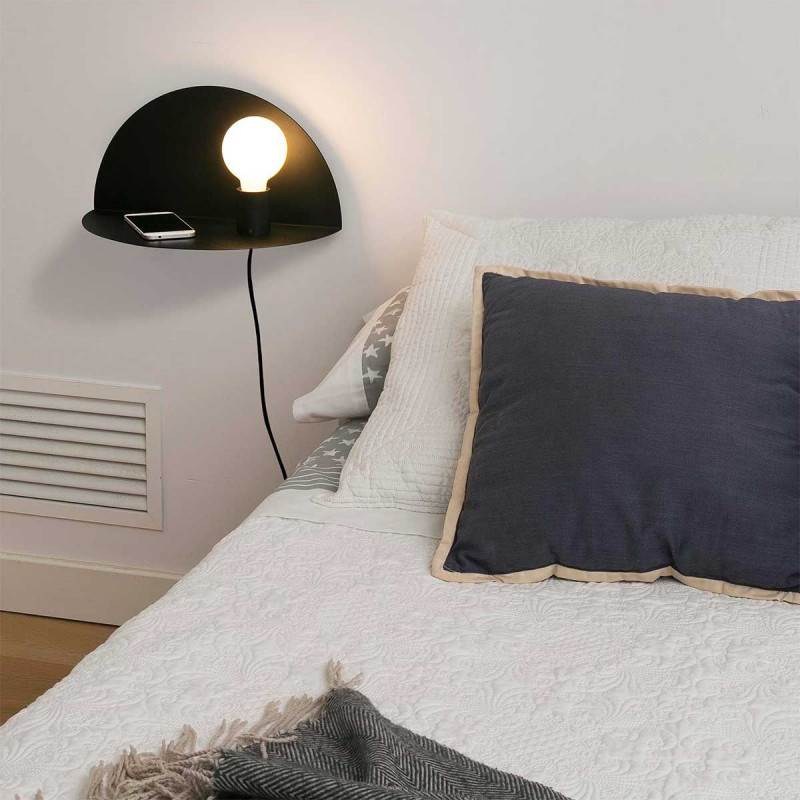Applique tablette noire