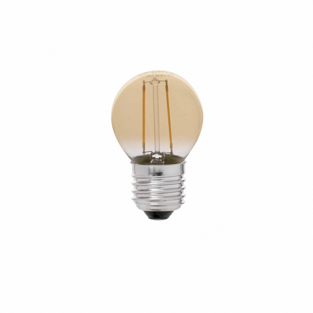 ampoule e27  filament ambre 2200k