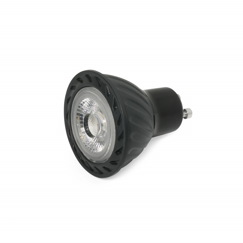 ampoule gu10 led 8w 4000k 60� noire 