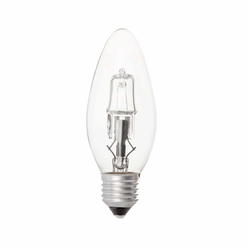 faro ampoule flamme e27 42w 2700k 630lm ecohalog�n 