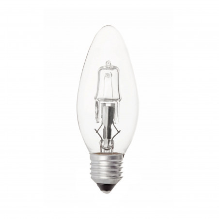 faro ampoule flamme e27 42w 2700k 630lm ecohalog�n 