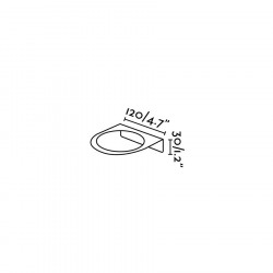 Support mural pour baladeuse HOOK Faro