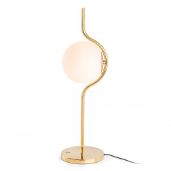 Lampe art deco dorée