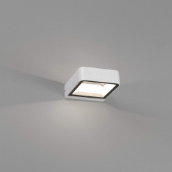 Applique carrée blanche design LED 6W