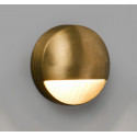 Applique bord de mer ronde LED extérieure en laiton