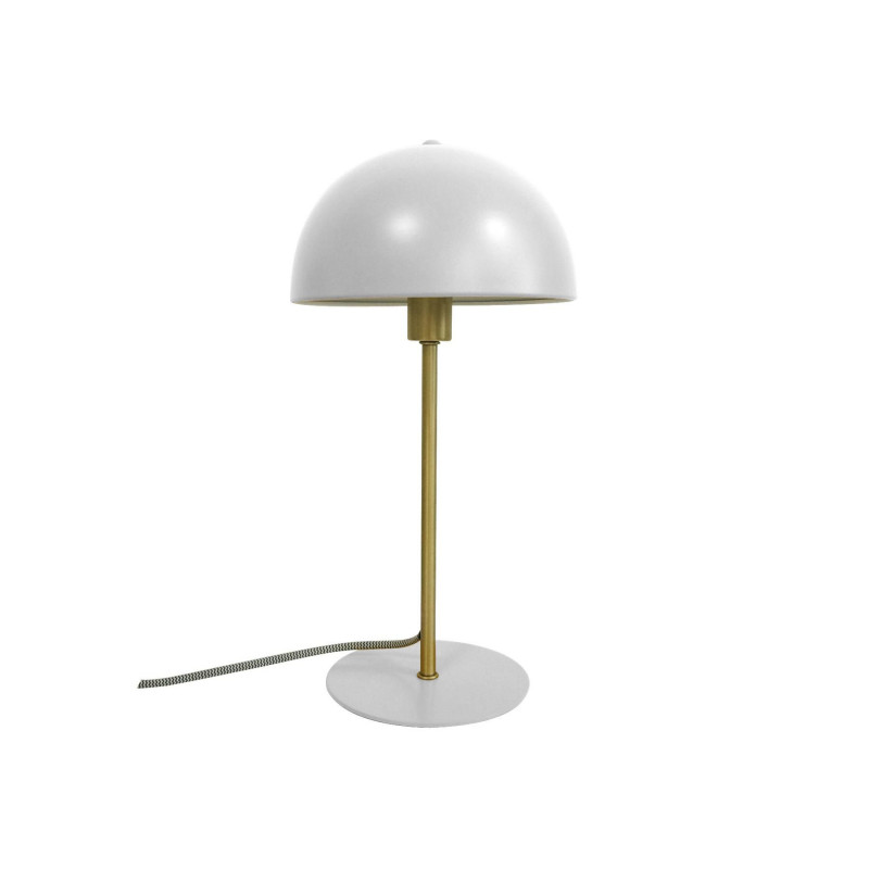 Lampe de table métal blanc Bonnet - H39cm Lampe de table métal blanc Bonnet - H39cm