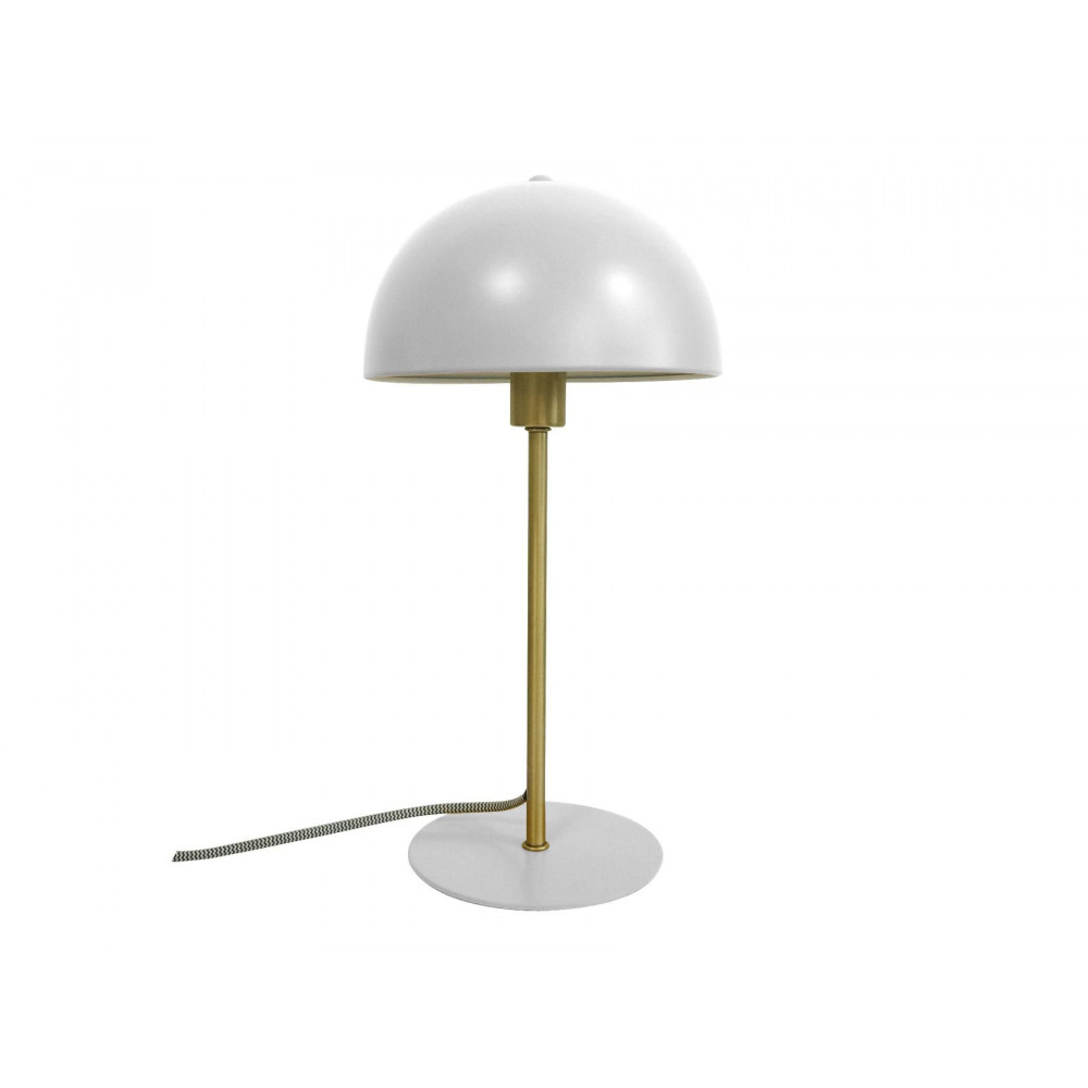 Lampe de table métal blanc Bonnet - H39cm Lampe de table métal blanc Bonnet - H39cm