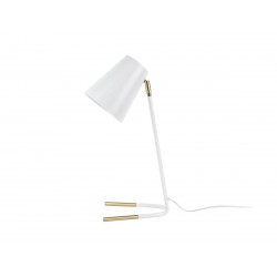 Lampe de bureau blanche Noble - H 46cm
