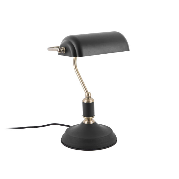 Lampe De Bureau Noir Et Dore Banquier Lampe Avenue