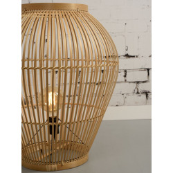 Lampe à poser en bambou style bohème