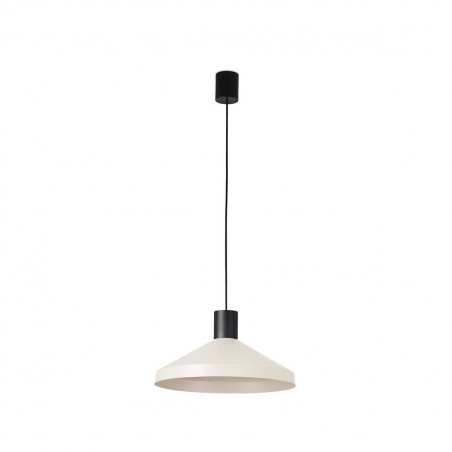 Suspension beige et noir - diam 40cm