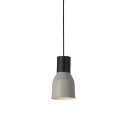 Suspension grise et noir - diam 12 cm