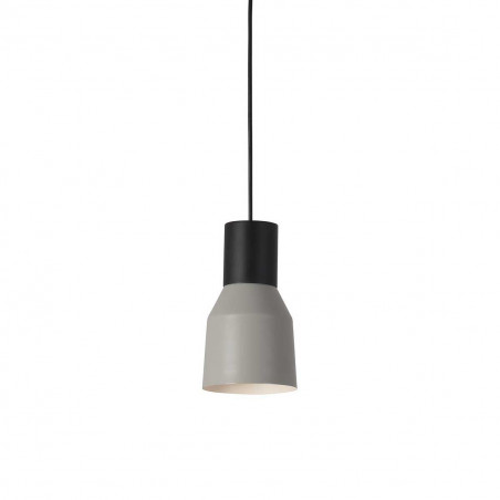 Suspension grise et noir - diam 12 cm