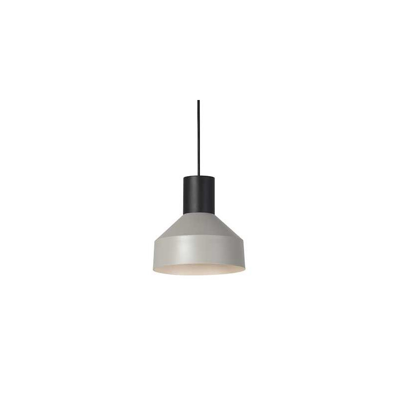 Suspension grise et noir - diam 20cm