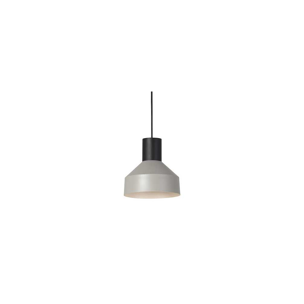 Suspension grise et noir - diam 20cm