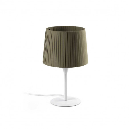 Lampe à poser verte et blanche
