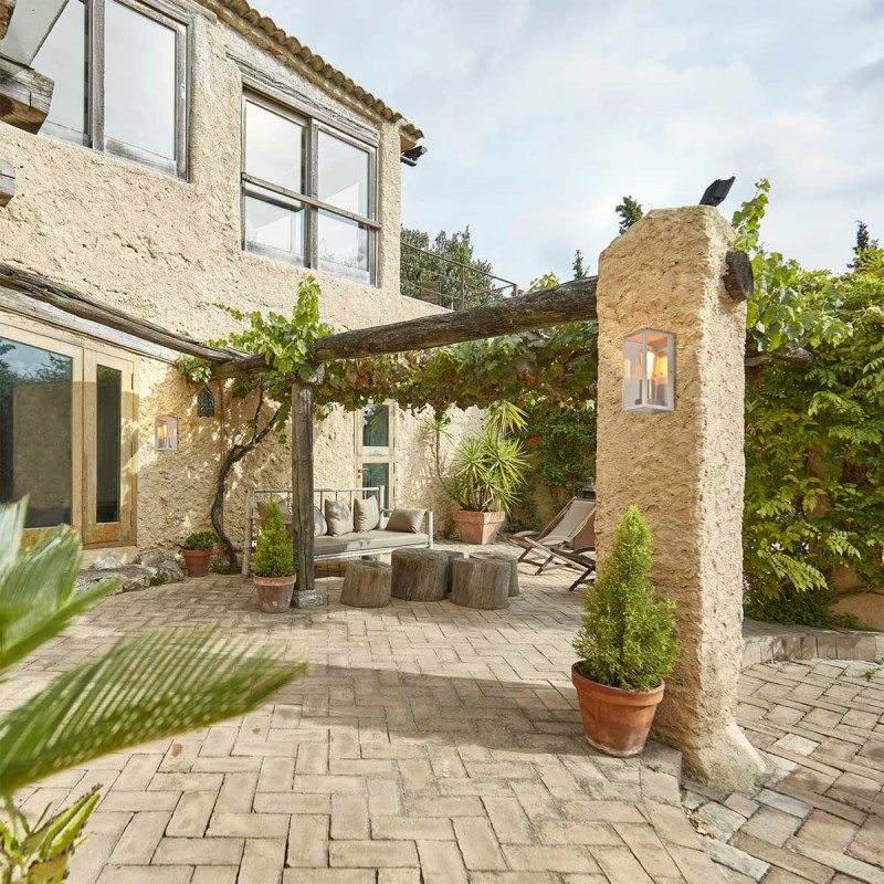 Applique murale  de terrasse rectangulaire