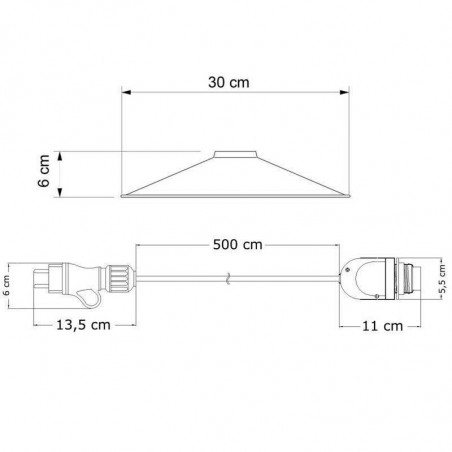 dimensions suspension extérieure