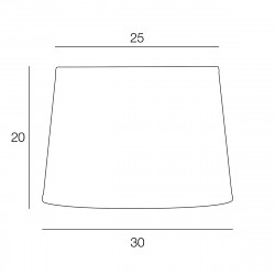 Abat-jour conique D30