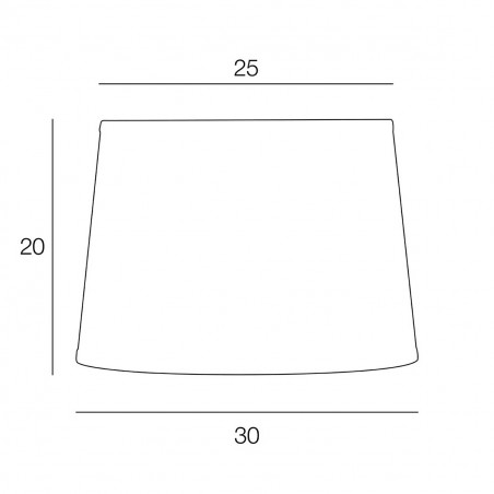 Abat-jour conique D30