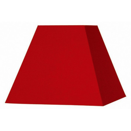 Abat-jour carré pyramide rouge