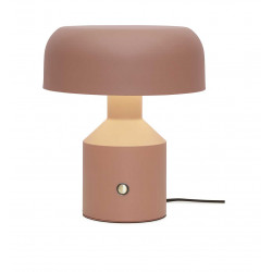 Lampe métal terra cotta