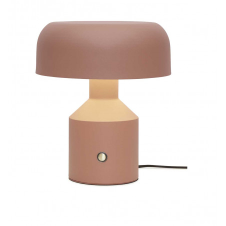 Lampe métal terra cotta