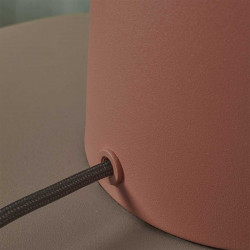 Lampe champignon terra cotta