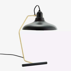 Lampe de bureau design noire
