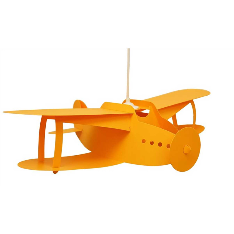 Suspension avion orange