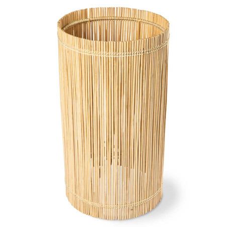Abat-jour cylindrique en bambou