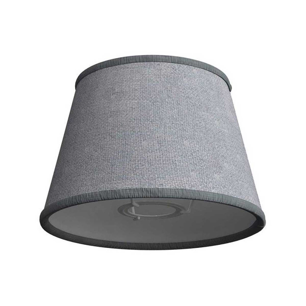Abat-jour gris en jute