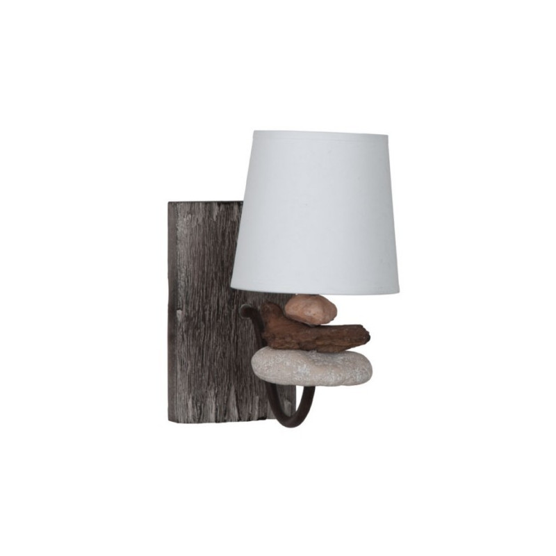 Applique en bois flotté brun Applique en bois flotté brun