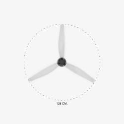 Ventilateur transparent pour pièce de 17m²