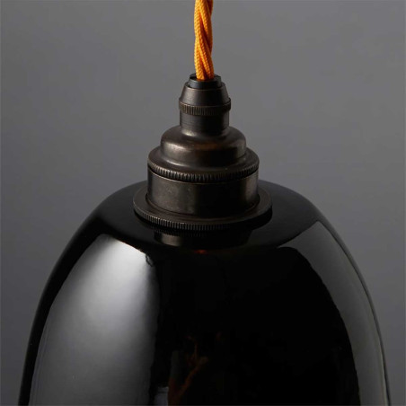 lampe baladeuse noire émaillée