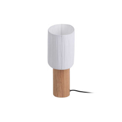 Lampe à poser en bois oval